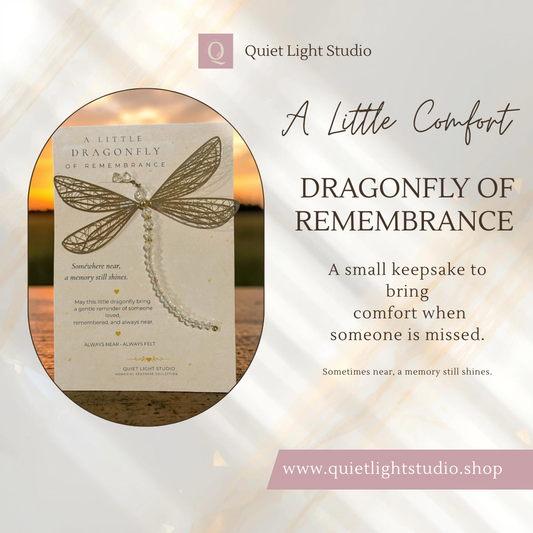 A Little Dragonfly of Remembrance – Memorial Keepsake