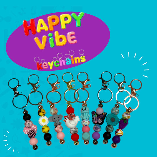 Happy Vibe Keychains