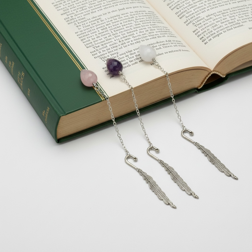 Crystal Drop Bookmark – Gift Box Included